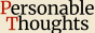 Personable Thoughts banner